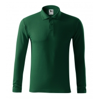 Polo Shirt men’s Pique Polo LS 221 dark green 