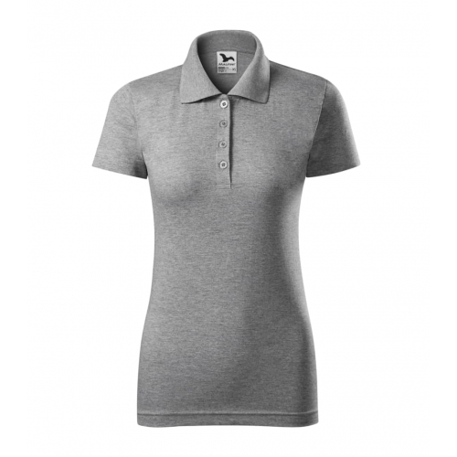 Polo Shirt women’s Single J. 223 dark gray melange
