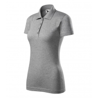 Polo Shirt women’s Single J. 223 dark gray melange