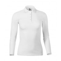 Polo Shirt women’s Pique Polo LS 231 white