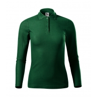 Polo Shirt women’s Pique Polo LS 231 dark green 