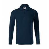 Polo Shirt Kids Pique Polo LS 241 navy blu