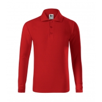 Polo Shirt Kids Pique Polo LS 241 red
