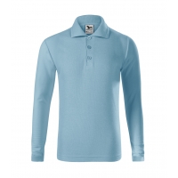 Polo Shirt Kids Pique Polo LS 241 sky blu
