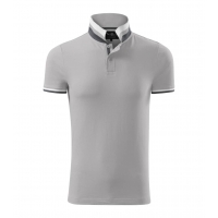 Polo Shirt men’s Collar Up 256 silver gray