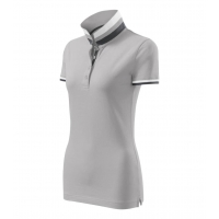 Polo Shirt women’s Collar Up 257 silver gray