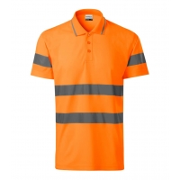 Polo Shirt unisex HV Runway 2V9 fluorescent orange