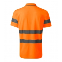 Polo Shirt unisex HV Runway 2V9 fluorescent orange