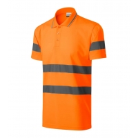 Polo Shirt unisex HV Runway 2V9 fluorescent orange