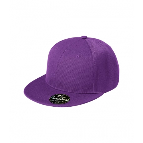 Cap unisex Rap 6P 302 purple adjustabl