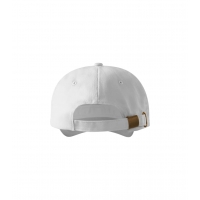 Cap unisex 6P 305 white adjustabl