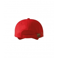 Cap unisex 6P 305 red adjustabl