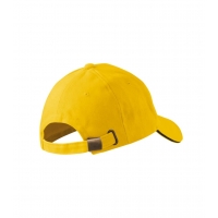 Cap unisex Sandwich 6P 306 yellow adjustabl