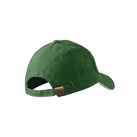 Cap unisex Sandwich 6P 306 bottle green adjustabl
