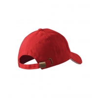 Cap unisex Sandwich 6P 306 red adjustabl