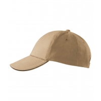 Cap unisex Sandwich 6P 306 sand adjustabl