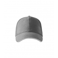Cap unisex Sandwich 6P 306 antique silver adjustabl