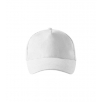 Cap unisex 5P 307 white adjustabl