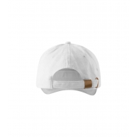 Cap unisex 5P 307 white adjustabl