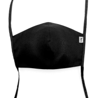 Curved face mask unisex Boat 399 black
