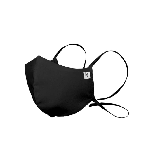 Tvárová maska tvarovaná unisex 399 čierna