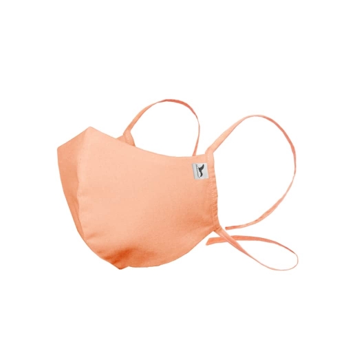 Curved face mask unisex Boat 399 salmon
