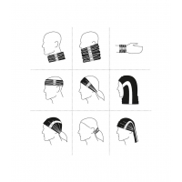 Scarf unisex HV Twister 3V8 fluorescent yellow