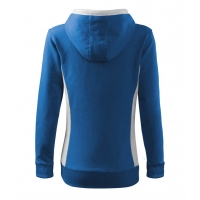 Sweatshirt women’s Kangaroo 408 azure blue