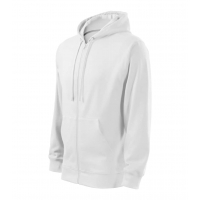 Sweatshirt men’s Trendy Zipper 410 white