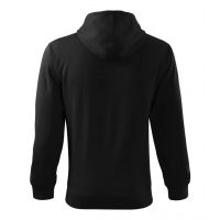 Sweatshirt men’s Trendy Zipper 410 black