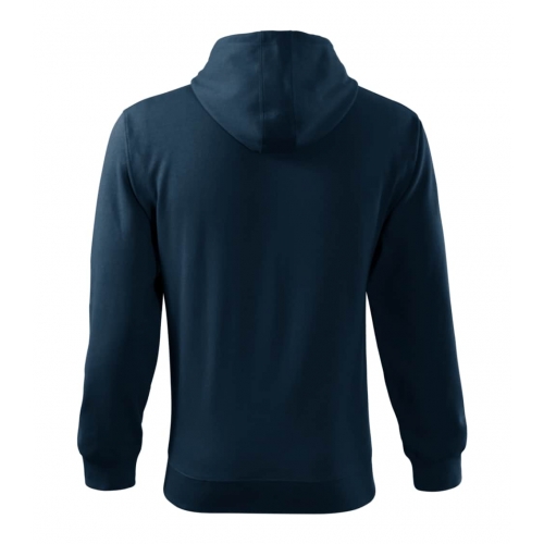 Sweatshirt men’s Trendy Zipper 410 navy blue