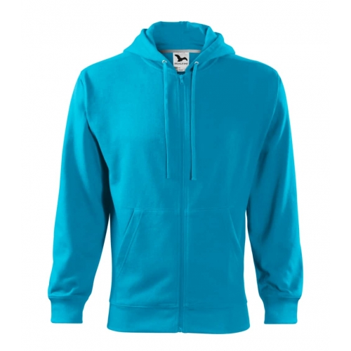 Sweatshirt men’s Trendy Zipper 410 blue atoll