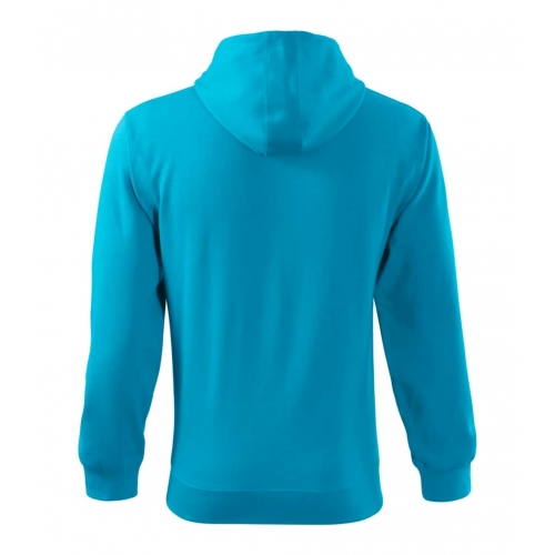 Sweatshirt men’s Trendy Zipper 410 blue atoll