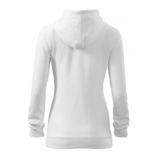 Sweatshirt women’s Trendy Zipper 411 white