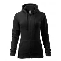 Sweatshirt women’s Trendy Zipper 411 black