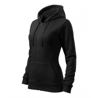 Sweatshirt women’s Trendy Zipper 411 black