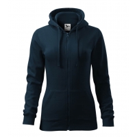 Sweatshirt women’s Trendy Zipper 411 navy blue