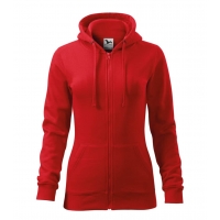 Sweatshirt women’s Trendy Zipper 411 red