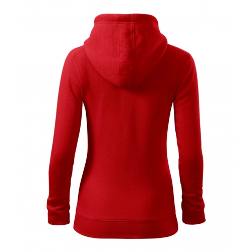 Sweatshirt women’s Trendy Zipper 411 red