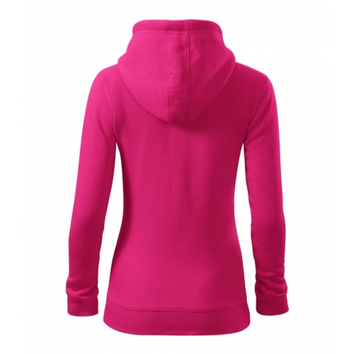 Sweatshirt women’s Trendy Zipper 411 magenta