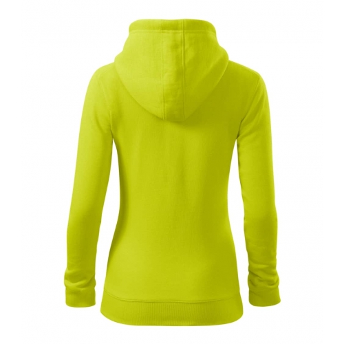 Sweatshirt women’s Trendy Zipper 411 lime punch