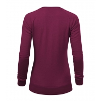 Sweatshirt women’s Merger 416 red plum melange