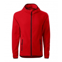 Stretch fleece mikina pánska 417 červená