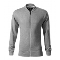 Sweatshirt men’s Bomber 453 dark gray melange