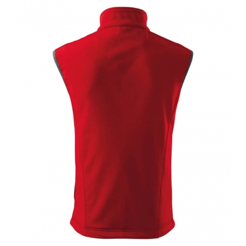 Softshellová vesta pánska 517 červená