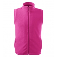 Fleece vesta unisex 518 fuchsia