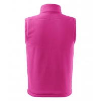 Fleece vesta unisex 518 fuchsia