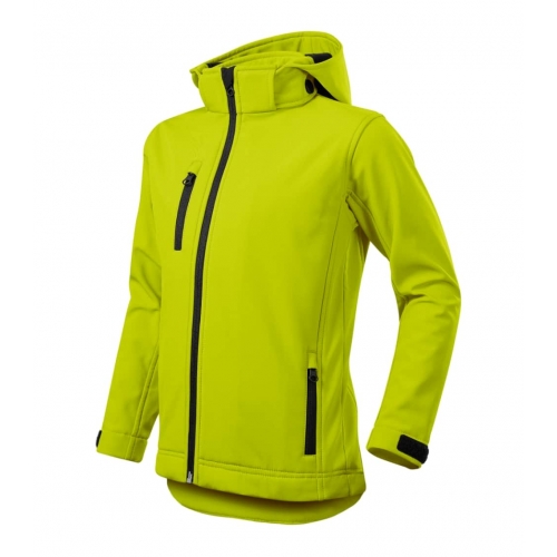 Softshell Jacket Kids Performance 535 lime punch 146 cm/10 years