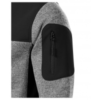 Softshellová bunda pánska 550 sv.šedá