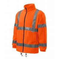 Fleece unisex HV Fleece Jacket 5V1 fluorescent orange